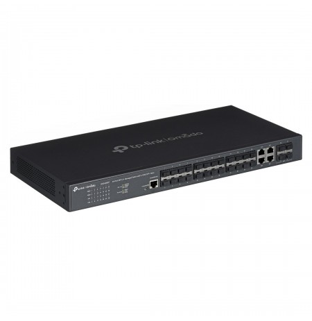 TP-Link JetStream 24-Port SFP L2+ Managed Switch with 4 10GE SFP+ Slots