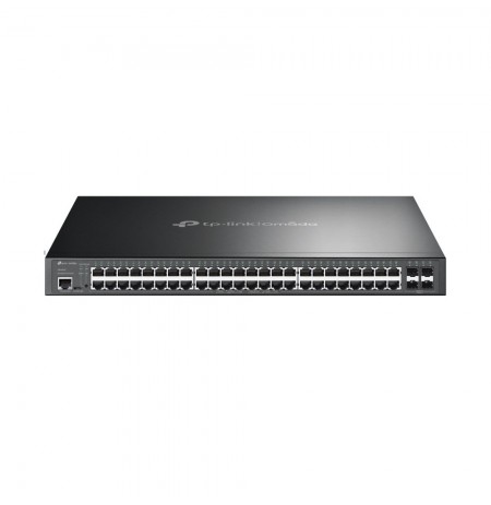 TP-LINK JetStream 52-Port Gigabit L2+ Managed Switch with 48-Port PoE+