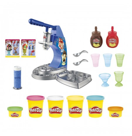 PROMO Play-Doh Rainbow Ice Cream Parlour E6688 635863 HASBRO