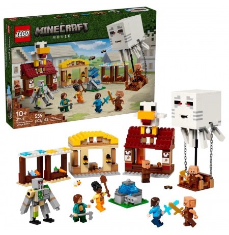 LEGO MINECRAFT 21273 The Ghast Balloon Village Attack