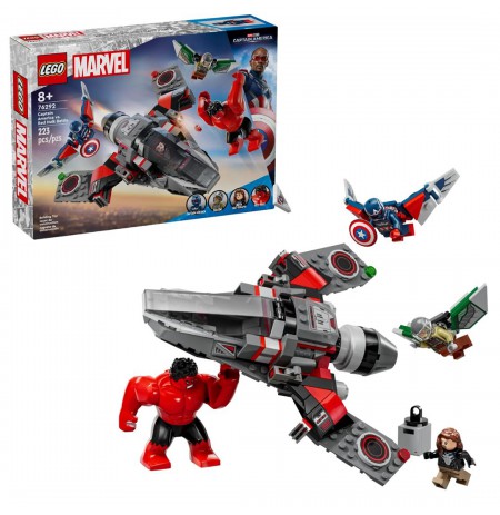 LEGO MARVEL 76292 Captain America VS Red Hulk Duel