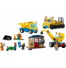 LEGO CITY 60391 CONSTRUCTION TRUCKS AND WRECKING BALL CRANE