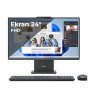Lenovo IdeaCentre AIO 24IRH9 i7-13620H 23.8" FHD IPS AG 250nits 100Hz 16GB DDR5 5200 SSD512 Intel UHD Graphics NoOS Luna Grey