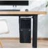 Techly ICA-CS 66 CPU holder Under desk CPU holder Black
