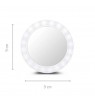 Ecomed by Medisana CM-20E beauty mirror with backlight for selfie/blogging