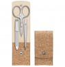ZWILLING Twinox manicure set 97690-006-3 - cork case 3 pieces