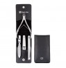 ZWILLING Classic Inox travel set 97438-004-0 - black leather case 4 pieces - black