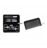 Zwilling Twinox Manicure Set – Black Leather Case, 5 Pieces - Black