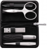 Zwilling Twinox Travel Set - Black Leather Case, 5 Pieces - Black