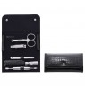 Zwilling Classic Inox Manicure Set - Black Leather Case, 5 Pieces - Black