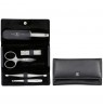 Zwilling Twinox Manicure Set – 5 pcs Leather Pouch - Black