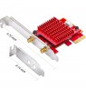 Cudy WE3000S network card Internal WLAN / Bluetooth 2400 Mbit/s