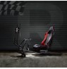 NanoRS RS160 Gaming Chair Racing Simulator Stand 3 in 1 PC Console Gamers Synthetic Leather Cover Steering Wheel Stand TV