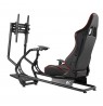 NanoRS RS160 Gaming Chair Racing Simulator Stand 3 in 1 PC Console Gamers Synthetic Leather Cover Steering Wheel Stand TV Bracke