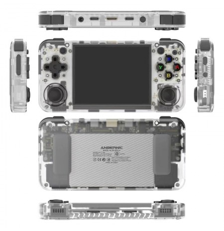 Retro gaming console ANBERNIC RG35XX H white/transparent