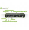 Techly IDATA DP-KVM2 KVM switch Black