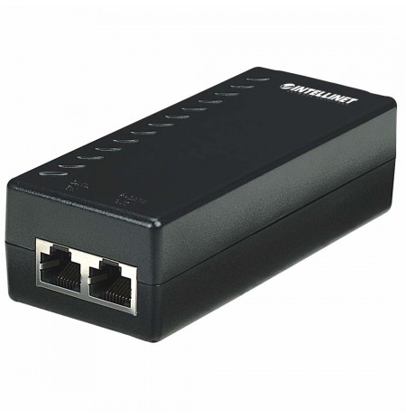 Intellinet Power over Ethernet (PoE) Injector, 1 Port, 48 V DC, IEEE 802.3af Compliant