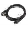 LANBERG POWER CORD VDE CEE 7/7 -daugiau  C13 3M