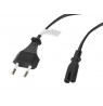 LANBERG POWER CORD EURO CEE 7/16 -daugiau  C7 1.8M