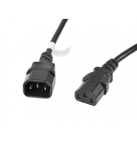 LANBERG POWER CORD EXTENSION C13 -daugiau  C14 VDE, 3M