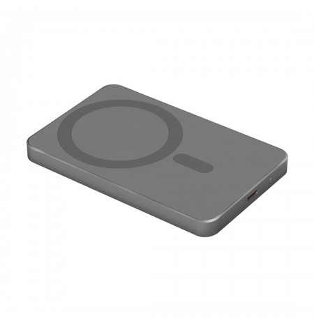 POWERBANK induction Kruger and Matz 5000 mAh Mag Safe szary