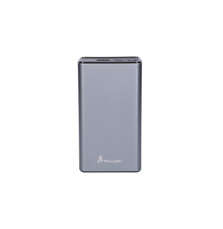 Extralink EPB-127 30000mAh Silver | Power Bank | Power bank, 65W PD, USB-C