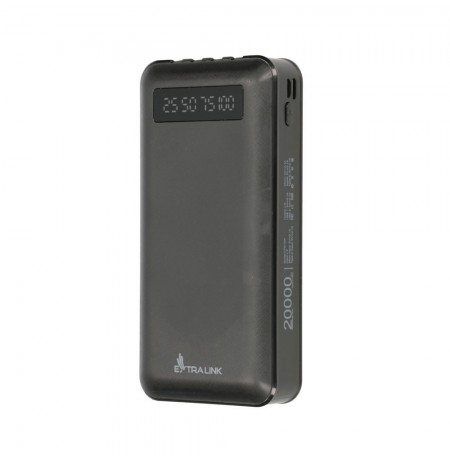 Extralink EX.19614 power bank Lithium Polymer (LiPo) 20000 mAh Black