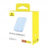 Baseus Magnetic Mini Air P10059002313-00 Lithium polymer power bank 6000 mAh Blue