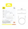 Baseus Compact P10068306213-00 Lithium-ion power bank 5000 mAh White
