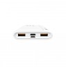 Powerbank Silicon Power QP15 10000mAh QC3.0+PD 2xUSB A, 1x mUSB + 1x USB C, biały
