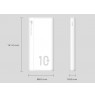 Powerbank Silicon Power QP15 10000mAh QC3.0+PD 2xUSB A, 1x mUSB + 1x USB C, biały