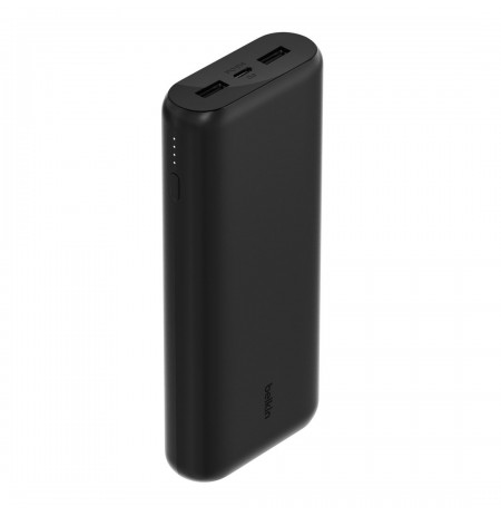 BELKIN POWERBANK 20K PD COMPCT USB-A/C 20W, BLACK