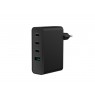 NATEC RIBERA GAN WALL CHARGER 3X USB-C + 1X USB-A 100W BLACK