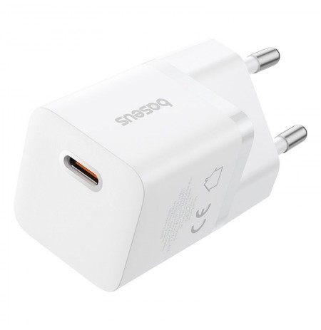 Baseus P10110909213-00 USB-C GaN5 mini 25W mains charger White