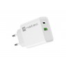 NATEC USB CHARGER RIBERA USB-A+USB-C 20W PD WHITE