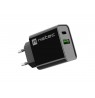 NATEC USB CHARGER RIBERA USB-A+USB-C 20W PD BLACK