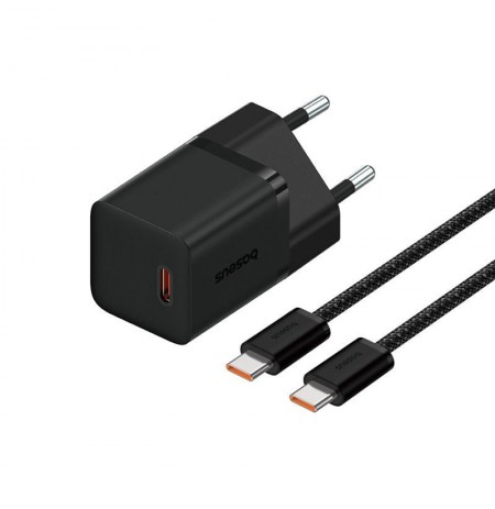 Baseus P10110902113-01 USB-C GaN5 mini 30W mains charger Black
