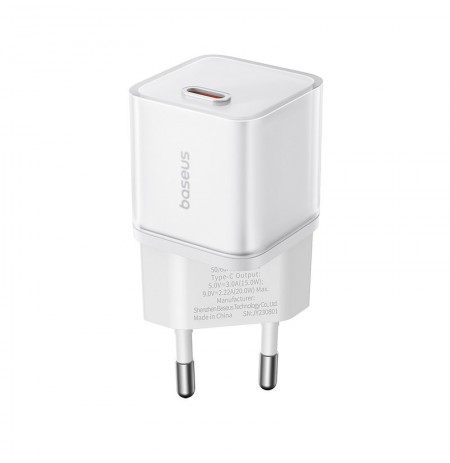 Baseus GAN5S P10162503213-00 Mains Charger 20 W White