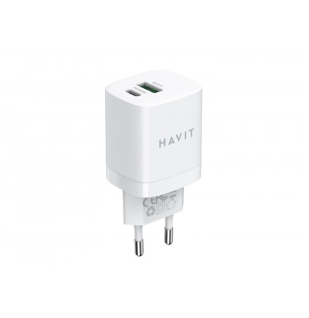 Havit USB-A+USB-C Charger UC30 EU