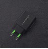 Qoltec 51713 Charger | 18W | 5-12V | 1.5-3A | USB type C PD | USB QC 3.0 | Black