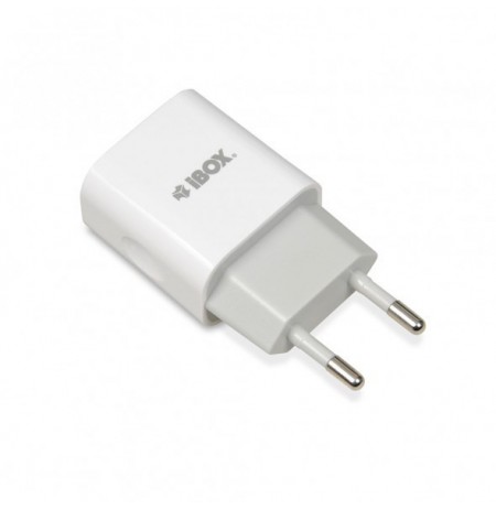 Charger mains IBOX C-35 1A WHITE ILUC35W (USB, white color)