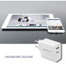 Qoltec 51718 Charger | 42W | 5-20V | 2.4-3A | USB type C PD | USB | White
