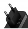 BASEUS WALL CHARGER 2X USB-C + USB (BLACK)