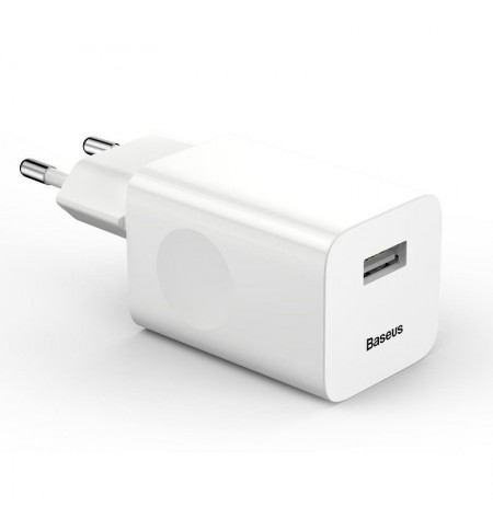 Charger Baseus CCALL-BX02 (USB 3.0, white color)