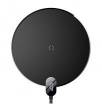 Baseus CCED000001 mobile device charger Headphones, Smartphone Black USB Wireless charging Indoor