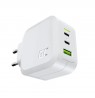 Green Cell CHARGC08W mobile device charger Headphones, Netbook, Smartphone, Tablet White AC Fast charging Indoor