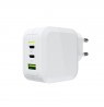 Green Cell CHARGC08W mobile device charger Headphones, Netbook, Smartphone, Tablet White AC Fast charging Indoor
