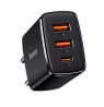 Baseus CCXJ-E01 mobile device charger Smartphone, Smartwatch, Tablet Black AC Fast charging Indoor