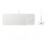 Samsung Wireless Charger Trio Headset, Smartphone, Smartwatch White USB Wireless charging Fast charging Indoor