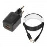 iBOX C-42 GaN PD33W Wall charger, Black